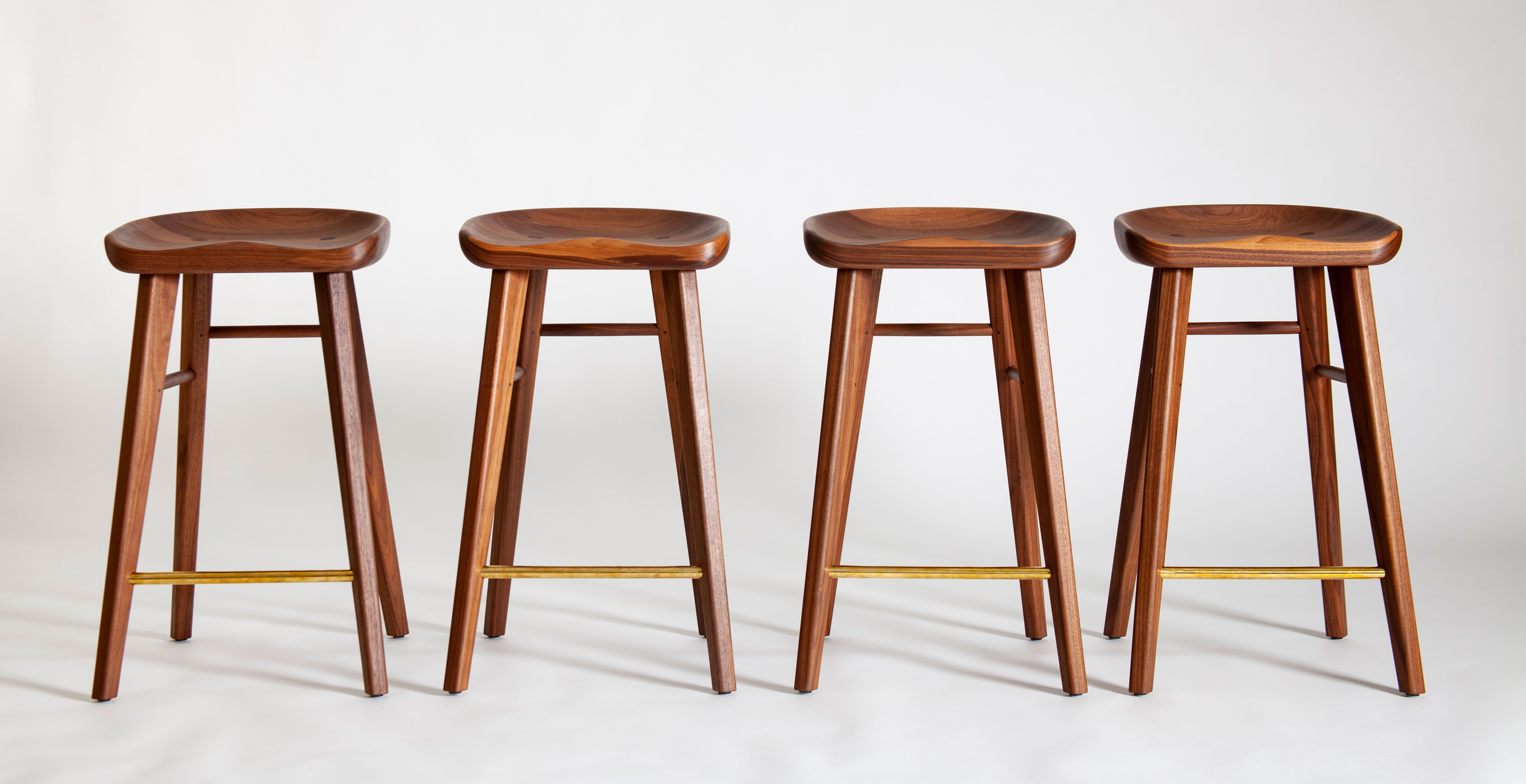 Walnut Bar Stool